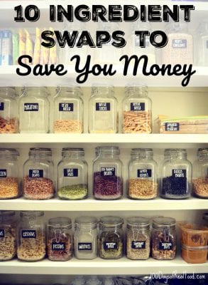 10 Ingredient Swaps to Save You Money