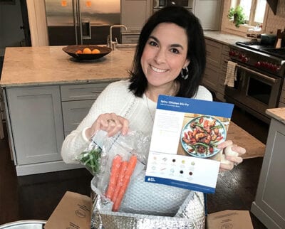 Lisa Leake with Blue Apron on 100 Days of Real Food