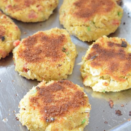 Easy Homemade Crab Cakes on 100 Days of Real Food