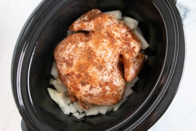 Whole chicken in a Crock Pot