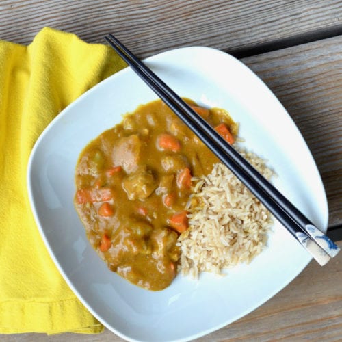 Homemade Japanese Curry on 100 Days of Real Food