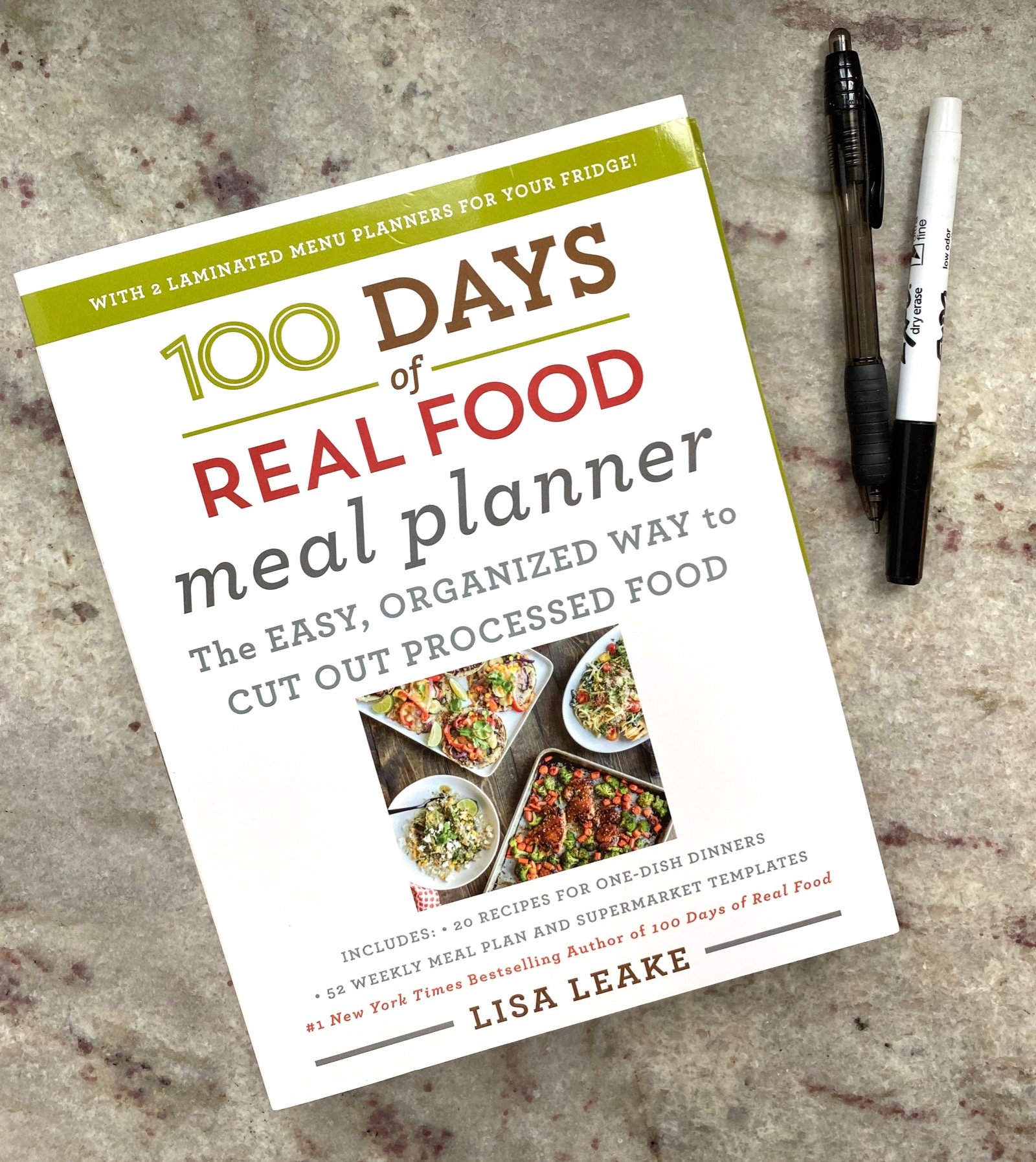 Meal Planner Workbook on 100 Days of Real Food