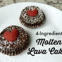 4-Ingredient Molten Lava Cakes 1