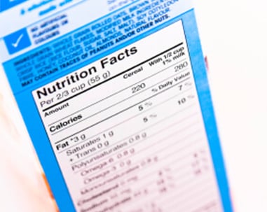nutrition facts on 100 Days of Real Food