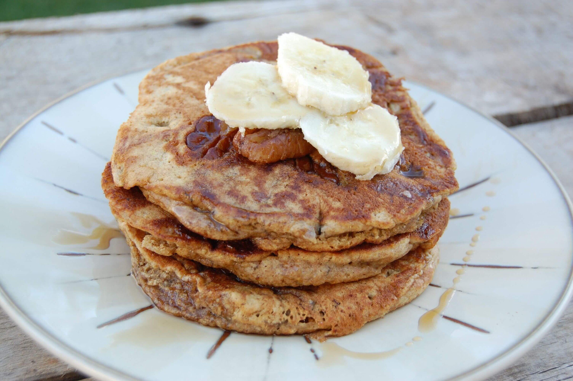 Whole-Wheat Banana Pancakes from 100 Days of Real Food
