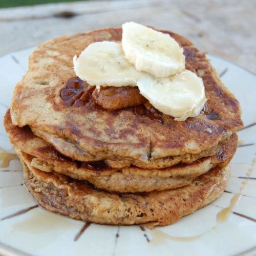 Whole-Wheat Banana Pancakes from 100 Days of Real Food