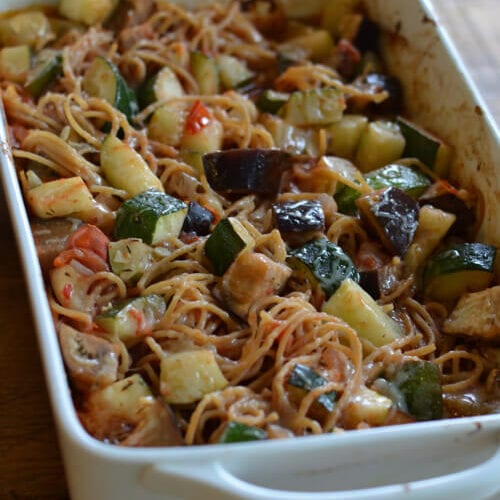 roasted vegetable pasta