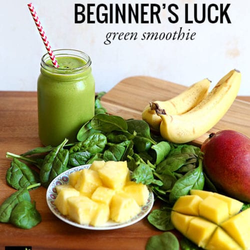 beginners luck green smoothie recipe