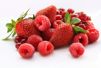 Red fruits.