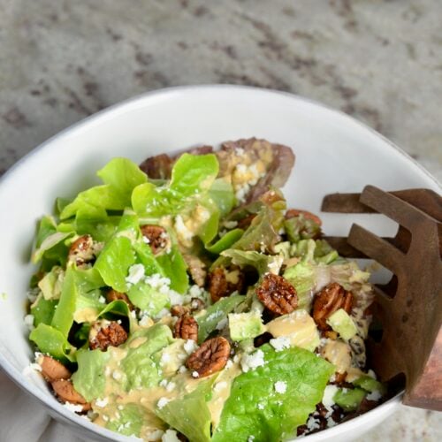 Sweet and Spicy Salad with Chipotle Ranch on 100 Days of Real Food