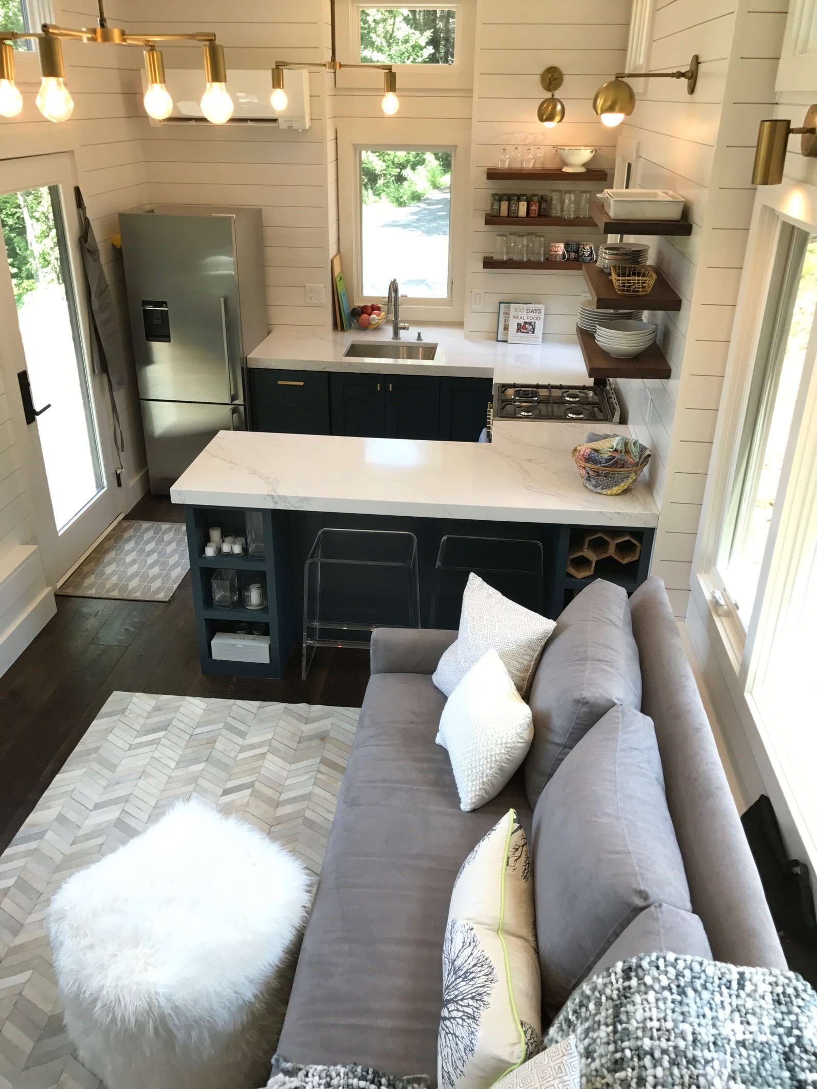 Our Tiny House on Wheels on 100 Days of Real Food