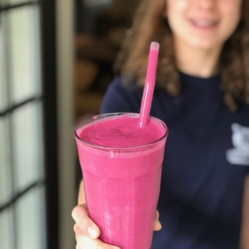 Tropical Beet Smoothie on 100 Days of Real Food